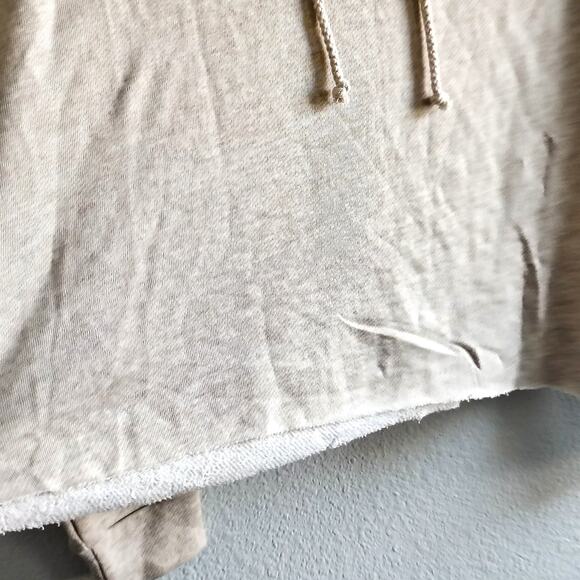 Fp Movement Medium Beige Crop Hoodie Sweatshirt Dynamite Embroider NEW Oversized - Picture 3 of 8